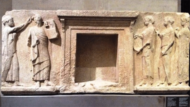 Δύο εκμαγεία μνημείου από το Λούβρο στο αρχαιολογικό μουσείο της Θάσου