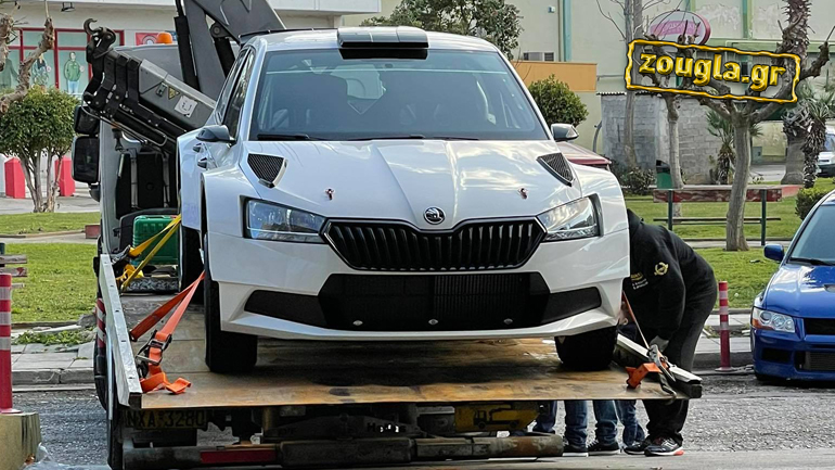 Ένα νέο αγωνιστικό «τέρας» Skoda Fabia R5 ήρθε στην Ελλάδα…
