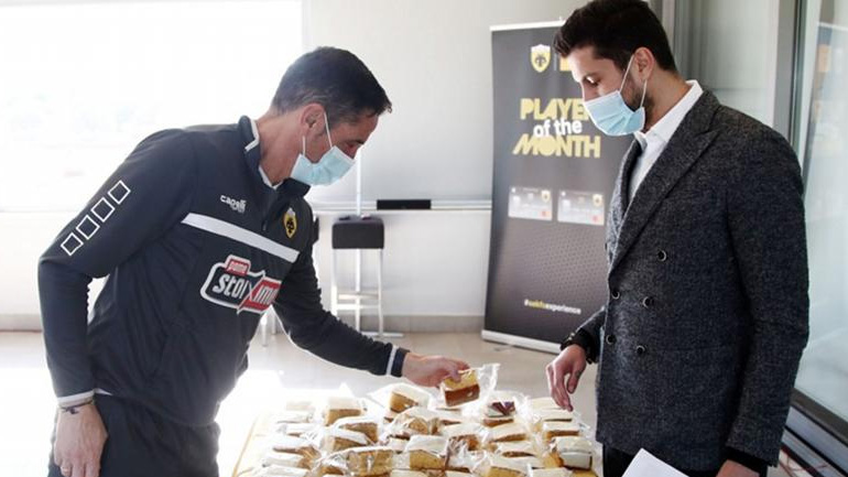 ΑΕΚ: Στο πνεύμα των ημερών η κοπή της πίτας