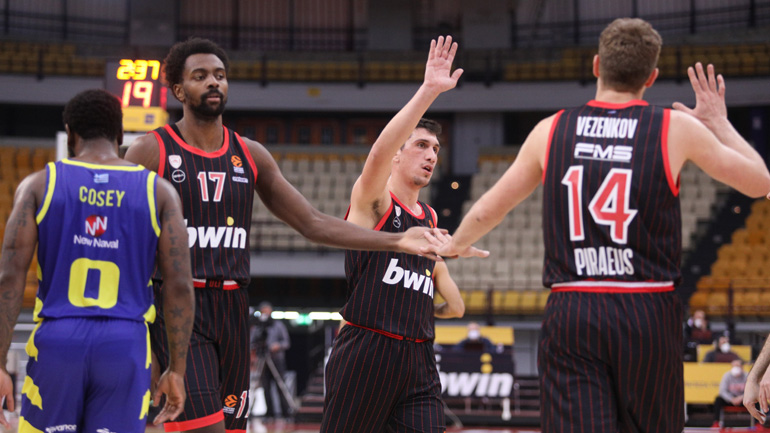 Φιλική νίκη για τον Ολυμπιακό, 110-72 το Λαύριο