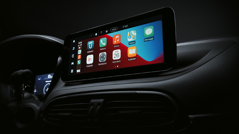 Υψηλής ευκρίνειας οθόνη που ενσωματώνει πληθώρα εφαρμογών.