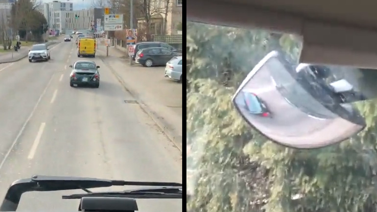 Τι βλέπει ένας οδηγός φορτηγού 