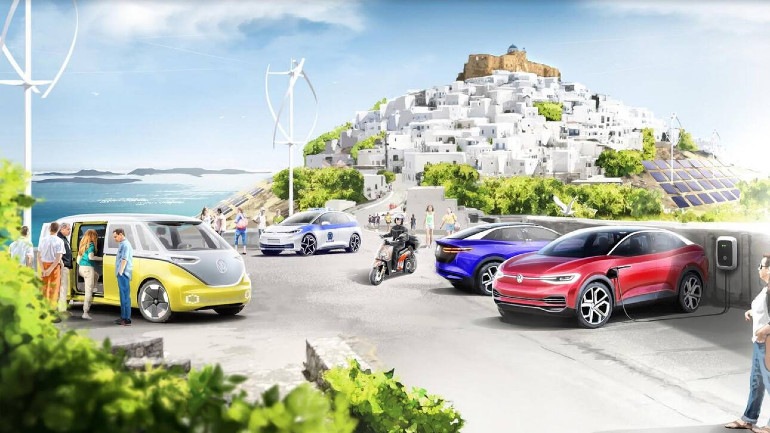 Η Αστυπάλαια θα γίνει "ηλεκτρικός παράδεισος" στις μετακινήσεις. 