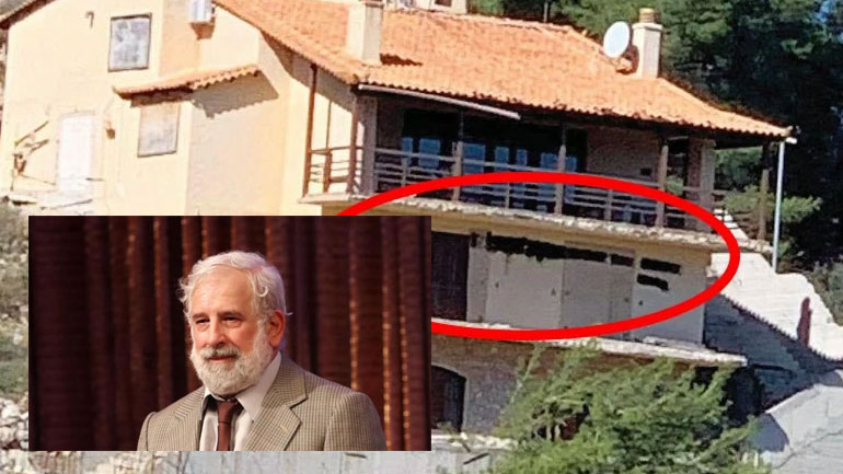 Έγραψαν συνθήματα στο εξοχικό του Πέτρου Φιλιππίδη Έγραψαν συνθήματα στο εξοχικό του Πέτρου Φιλιππίδη