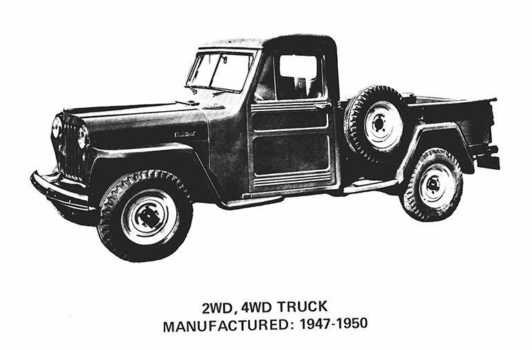 Η ιστορία της Jeep με τα Pick up οχήματα ξεκινά από πολύ παλιά