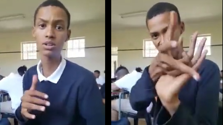 Νεαρός μιμείται τους ήχους των όπλων