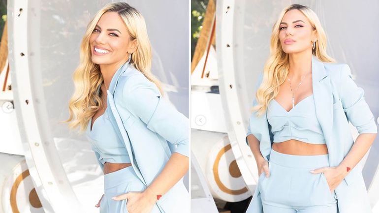 H Ιωάννα Μαλέσκου μόλις φόρεσε το χρώμα της άνοιξης που θέλουμε στην γκαρνταρόμπα μας