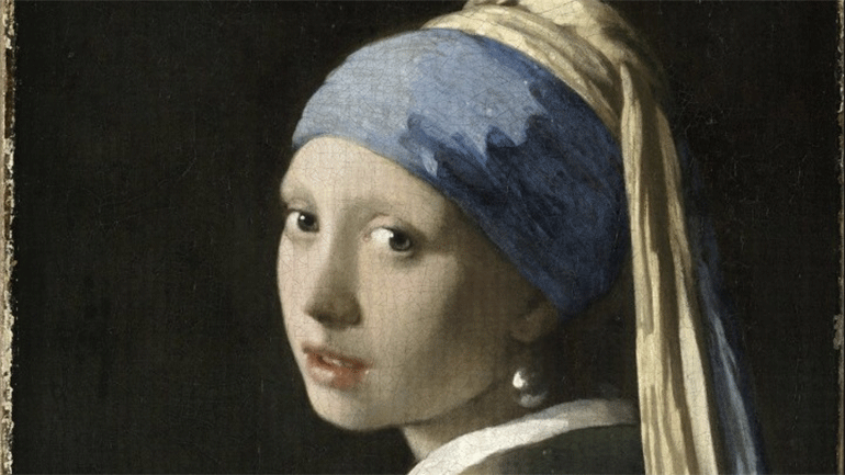 Πανόραμα 10 δισεκατομμυρίων pixel του πίνακα «Κορίτσι με το μαργαριταρένιο σκουλαρίκι» του Βερμέερ