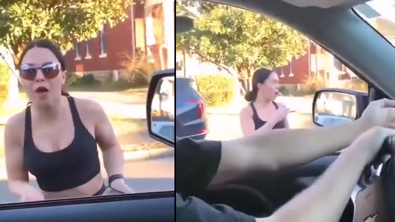 Γυναίκα πιστεύει ότι ένας αυτοκινητιστής την παρενοχλεί όμως ήθελε να τη βοηθήσει