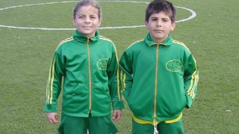 H Bεατρίκη Σαρρή όταν έκανε τα πρώτα της ποδοσφαιρικά βήματα στα Χανιά.