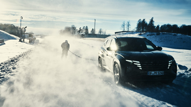 Με τετρακίνηση και τα κατάλληλα ελαστικά το Tuscon κάνει θαύματα