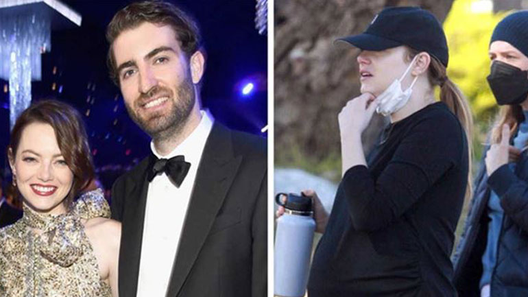 Οι παπαράτσι απαθανάτισαν την εγκυμονούσα Emma Stone να κάνει βόλτα στο Λος Άντζελες