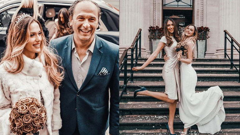 Τέα Πρέλεβιτς: Φωτογραφίες από τον παραμυθένιο γάμο της με μέλος της βασιλικής οικογένειας της Ινδίας