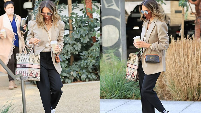 Το office look της Jessica Alba μας φέρνει ένα βήμα πιο κοντά στην Άνοιξη