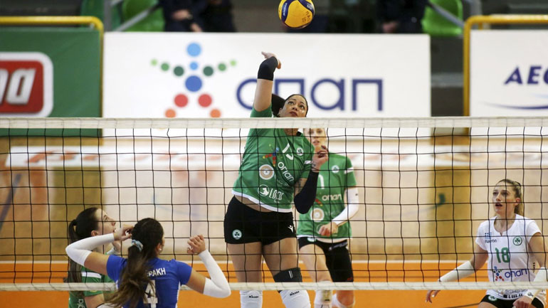 Volley League γυναικών: Στην κορυφή ο Παναθηναϊκός με νίκη 3-0 επί της Λαμίας