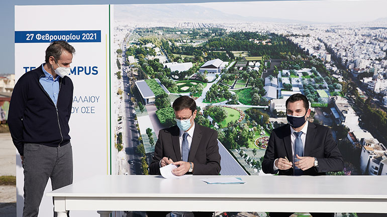 Σε τεχνολογικό πάρκο μετατρέπεται το παλιό αμαξοστάσιο ΟΣΕ – Μητσοτάκης: Ευκαιρία ανάπλασης για τη Δυτική Αθήνα