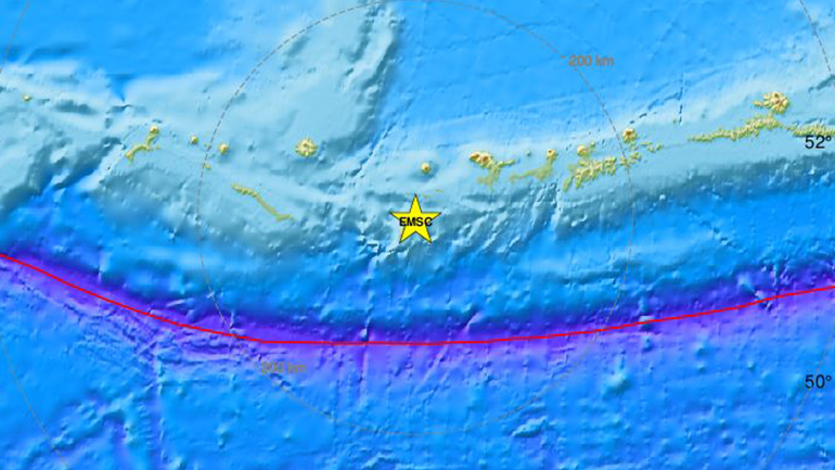 Σεισμός 5,3 Ρίχτερ στα νησιά Andreanof