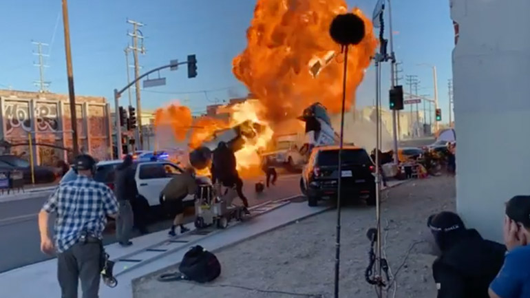 Σκηνή της ταινίας «Ambulance» του Michael Bay