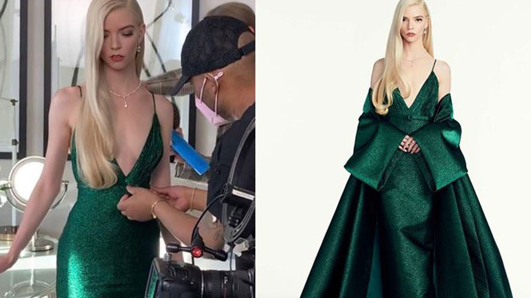 Η εκθαμβωτική εμφάνιση της Anya Taylor-Joy με Dior φόρεμα και διαμάντια Tiffany αξίας ενός εκατομμυρίου δολ.