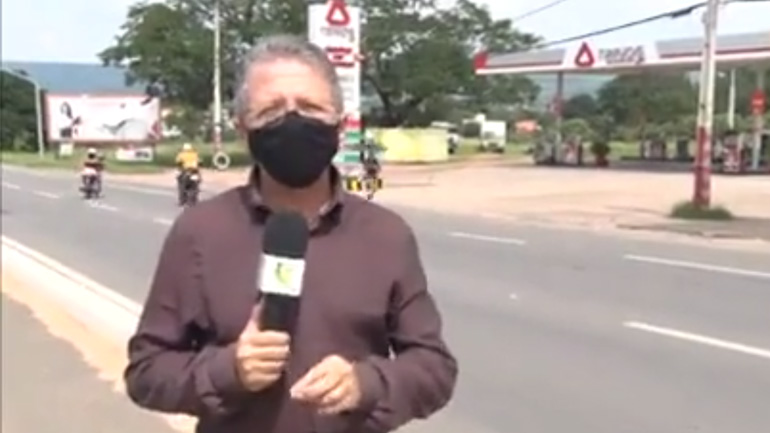 Σύγκρουση μοτοσικλετών σε ζωντανή μετάδοση