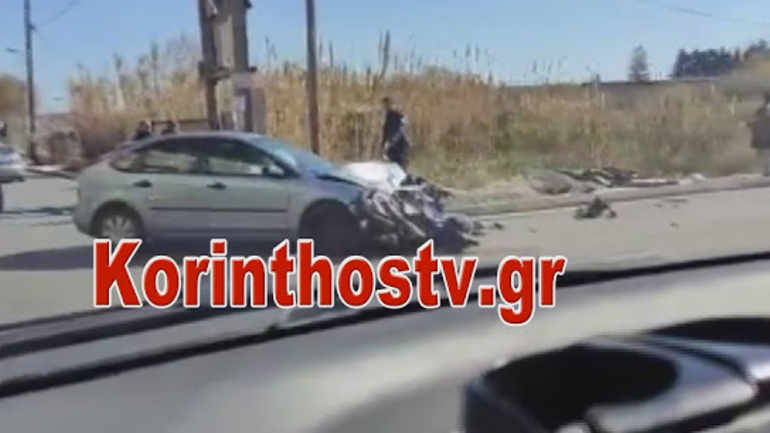 Τροχαίο με τραυματία στο Κιάτο – Αυτοκίνητο συγκρούστηκε με μοτοσικλέτα