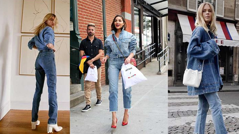 Double denim: Πώς να φορέσετε την τάση φέτος την άνοιξη