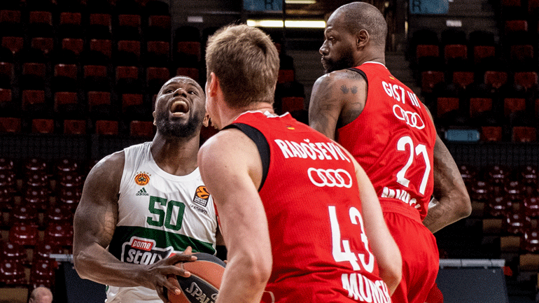 Tρίτη συνεχόμενη ήττα για τον Παναθηναϊκό, έχασε 76-71 από την Μπάγερν στο Μόναχο