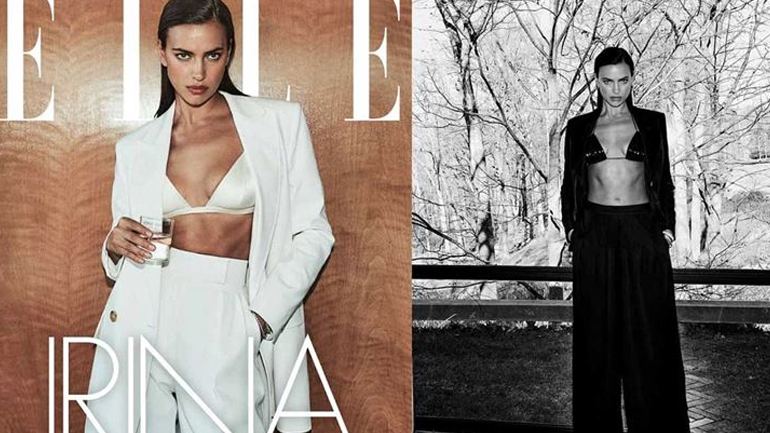 Irina Shayk: Ποζάρει για το εξώφυλλο του Elle με stylish outfits και εντυπωσιάζει!