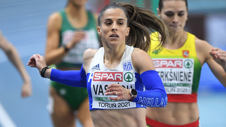 Ευρωπαϊκό πρωτάθλημα κλειστού στίβου: Εκτός τελικού η Βασιλείου στα 400μ. γυναικών