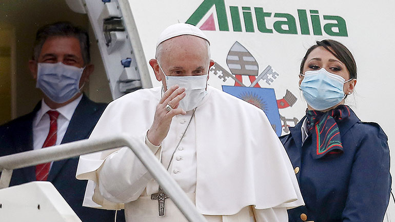 Ιράκ: Ιστορική επίσκεψη του πάπα Φραγκίσκου παρά τους κινδύνους και την πανδημία