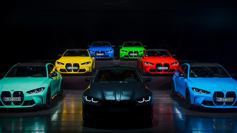 Διαλέξτε χρώματα για τις υπέροχες BMW M3 και M4