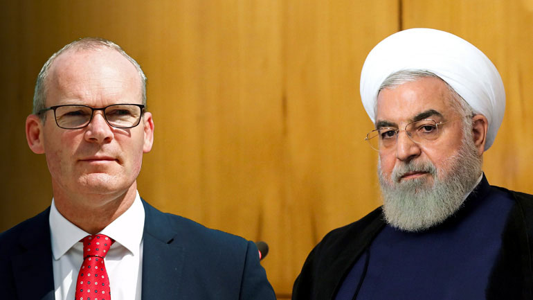 Ο ΥΠΕΞ της Ιρλανδίας μεταβαίνει στο Ιράν για συνομιλίες με τον Χασάν Ρουχανί