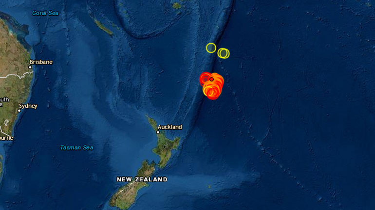 Σεισμός 6.1 Ρίχτερ σε νησιωτικό σύμπλεγμα στη Νέα Ζηλανδία