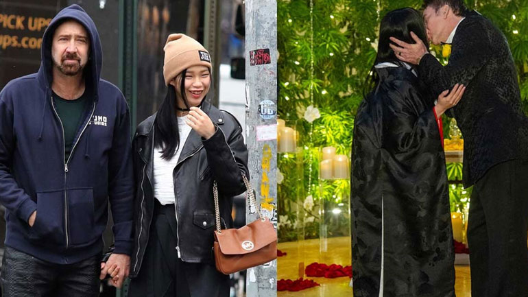 Πέμπτη φορά γαμπρός ο Nicolas Cage – Παντρεύτηκε την 26χρονη Riko Shibata