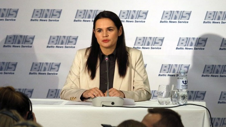 «Αισθάνομαι ασφαλής στην Ευρωπαϊκή Ένωση» δηλώνει η ηγέτης αντιπολίτευσης της Λευκορωσίας Σβετλάνα Τιχανόφσκαγια