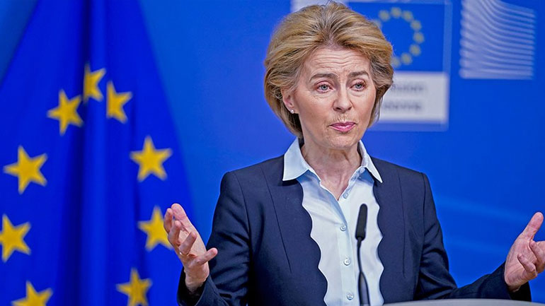 Ούρσουλα φον ντερ Λάιεν: Σημαντικά περισσότερα εμβόλια στην ΕΕ από τον Απρίλιο Ούρσουλα φον ντερ Λάιεν: Σημαντικά περισσότερα εμβόλια στην ΕΕ από τον Απρίλιο