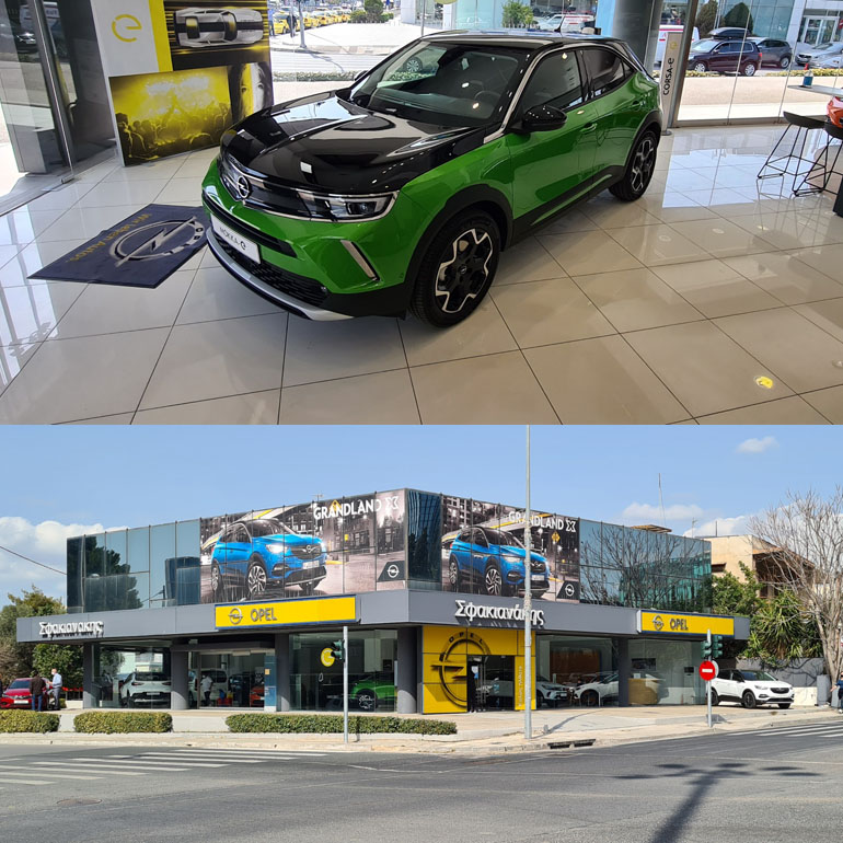 Ένα από τα 4 Opel Mokka που είδαμε στην έκθεση της Opel - Σφακιανάκης στο Μαρούσι