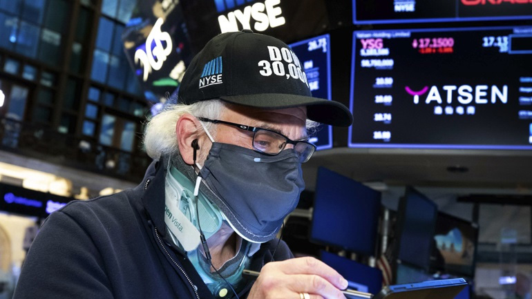 Μεικτά πρόσημα στη Wall Street