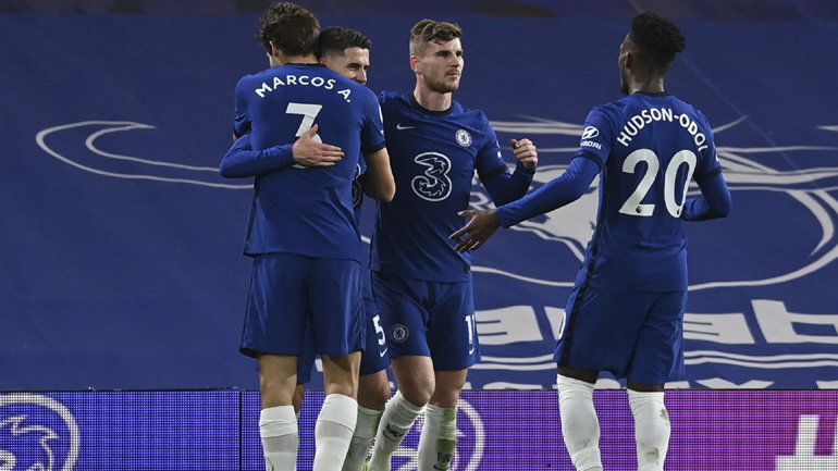 Τέταρτη η Τσέλσι, 2-0 την Έβερτον