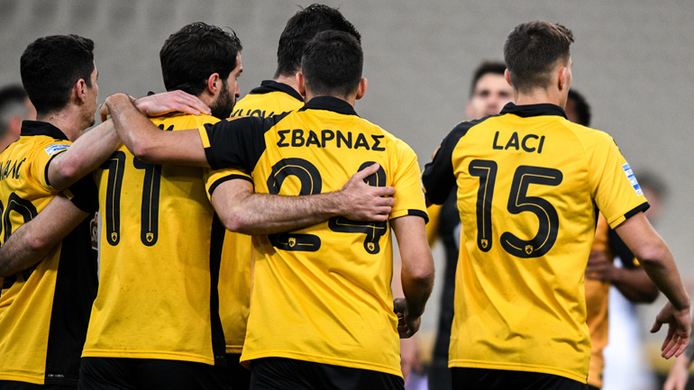 Δεύτερη η ΑΕΚ, 2-0 τον Απόλλωνα