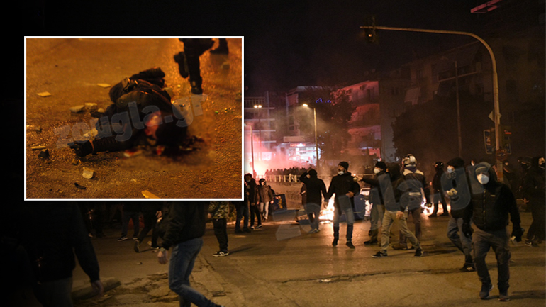 Βίαια επεισόδια στη Νέα Σμύρνη – Σοβαρός τραυματισμός αστυνομικού