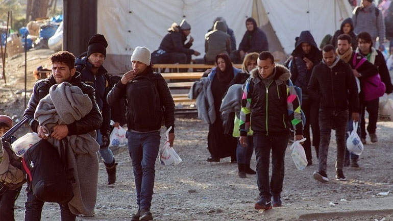 Μυτιλήνη: Αναχώρηση 82 προσφύγων για τη Γερμανία