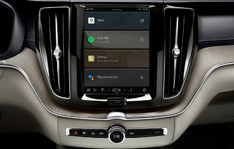 H Volvo υποστηρίζει ότι διαθέτει ένα από τα καλύτερα infotainment.