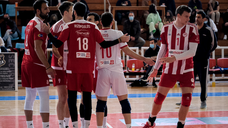 Volley League: Σταθερά πρώτος ο Ολυμπιακός, 3-1 τον Φίλιππο