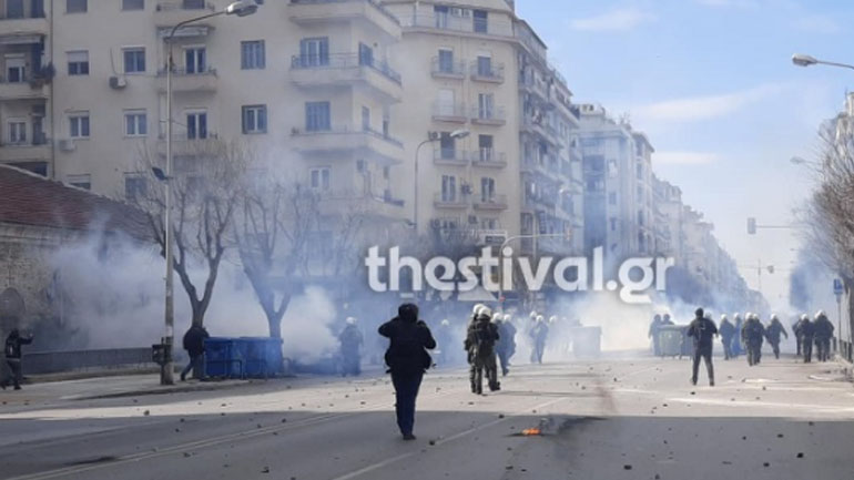 Θεσσαλονίκη: Μία σύλληψη μετά την ένταση στη φοιτητική πορεία