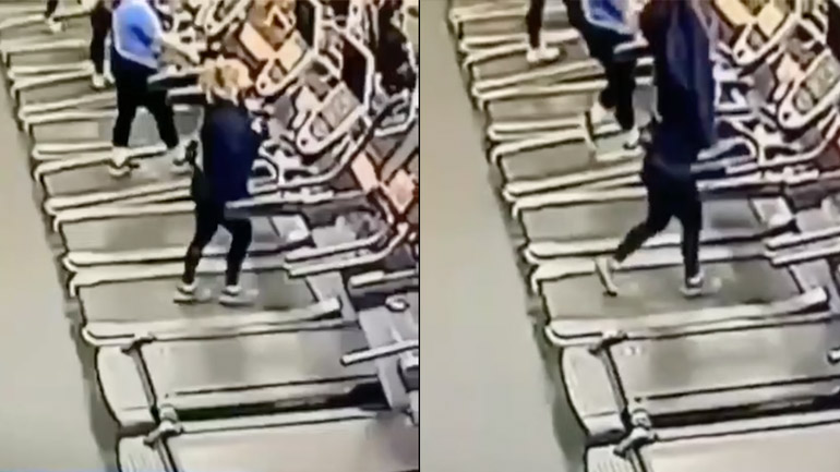 Γυναίκα θέλει να βγάλει την μπλούζα της στον διάδρομο Γυναίκα θέλει να βγάλει την μπλούζα της στον διάδρομο