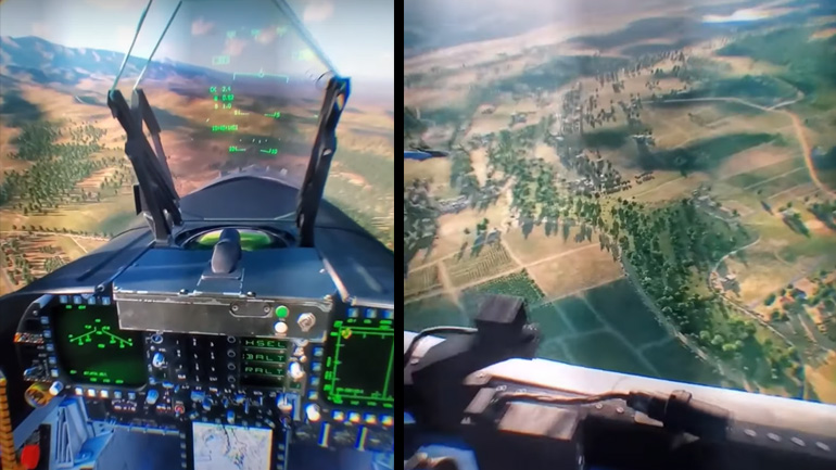 Εντυπωσιακός προσομοιωτής πτήσης