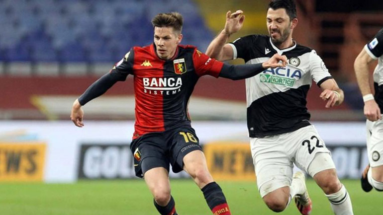 Ισόπαλες 1-1 Τζένοα και Ουντινέζε