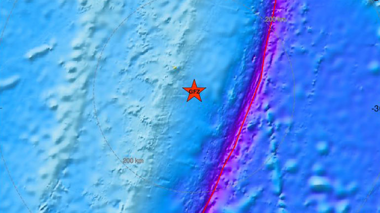 Σεισμός 5,9 Ρίχτερ σε νησιωτικό σύμπλεγμα στη Νέα Ζηλανδία