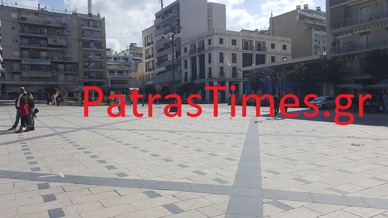 Εικόνες θλίψης στην Πάτρα: Απόλυτη ερημιά στους δρόμους που έκαναν παρέλαση 40.000 άτομα